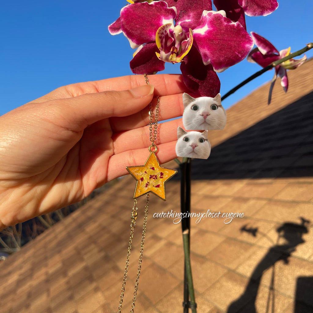Star Gypsophila neacklace
