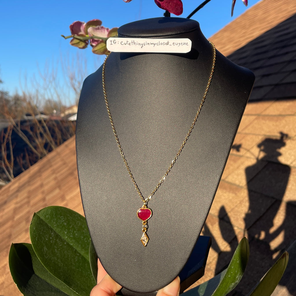 Rose lobe neacklace
