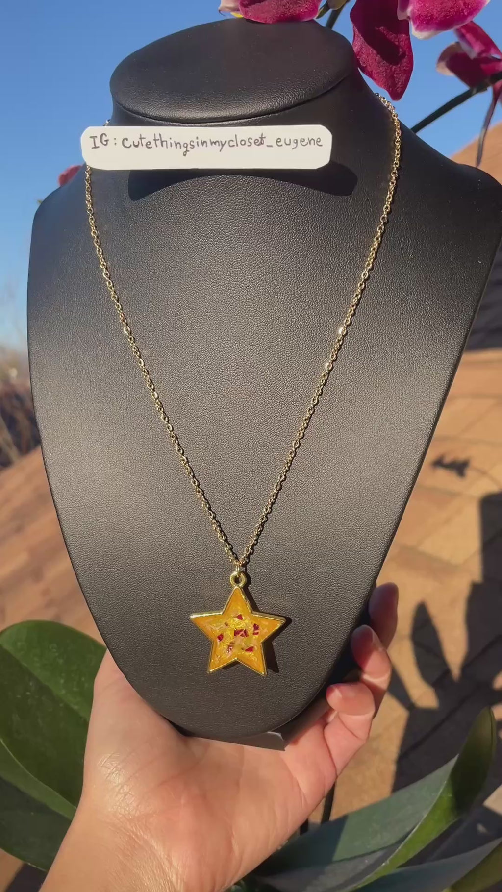 Star Gypsophila neacklace